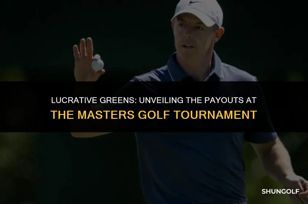 how much does the masters golf tournament pay