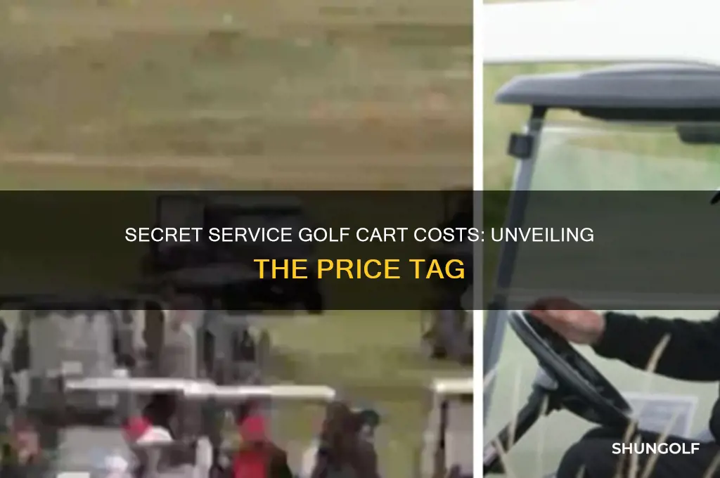 how much does the secret service pay for golf carts