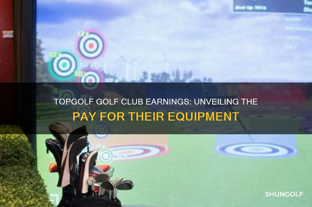 how much does topgolf pay for their golf clubs