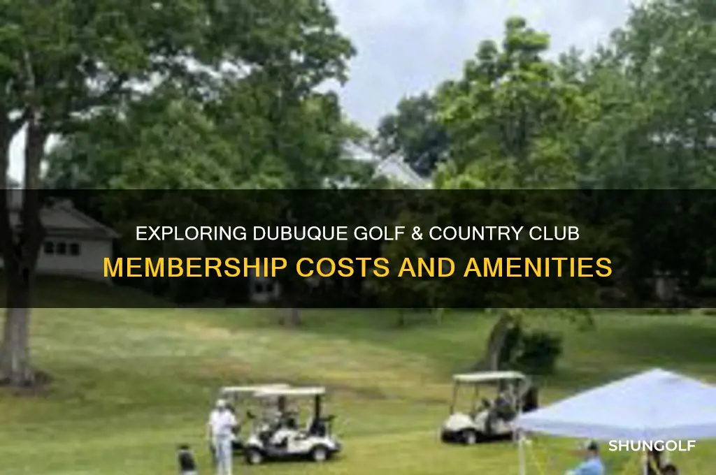 how much dubuque golf and country club