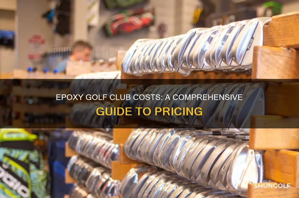 how much epoxy golf club