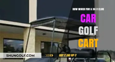 Pricing Guide: 36V Club Car Golf Cart Cost Breakdown
