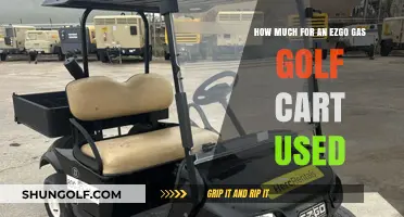 Used EZGO Gas Golf Cart Pricing Guide: What to Expect