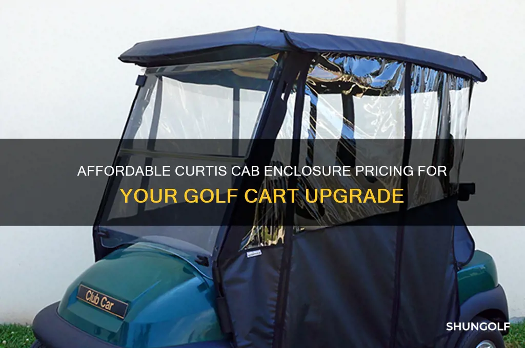how much for curtis cab for golf cart