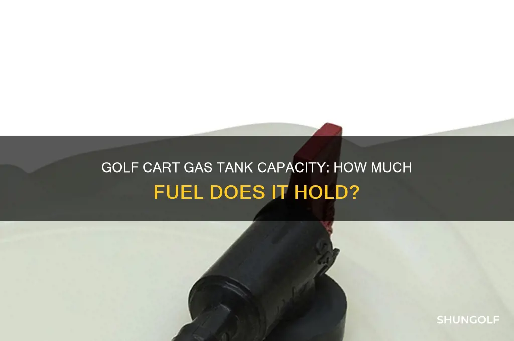 how much gas does a golf cart hold