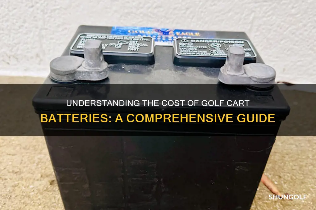 how much go golf cart batteries