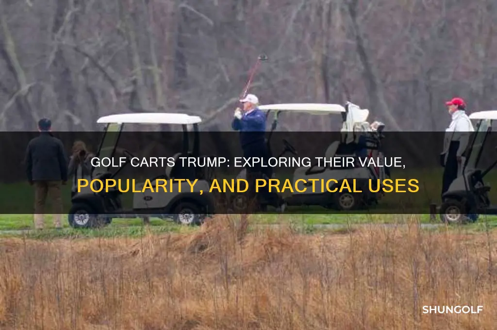 how much golf carts trump