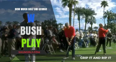 George W. Bush's Golf Passion: Frequency and Presidential Fairway Time