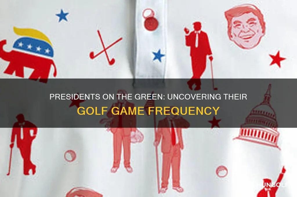 how much golf do presidents play