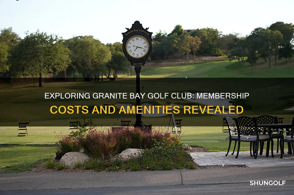 how much granite bay golf club