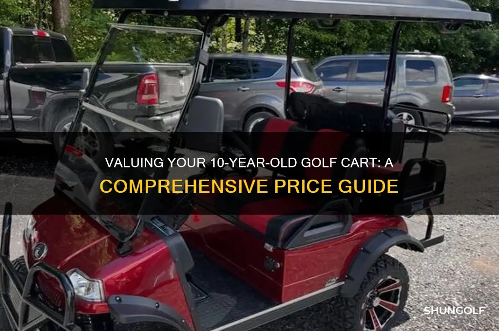 how much is a 10 year old golf cart worth