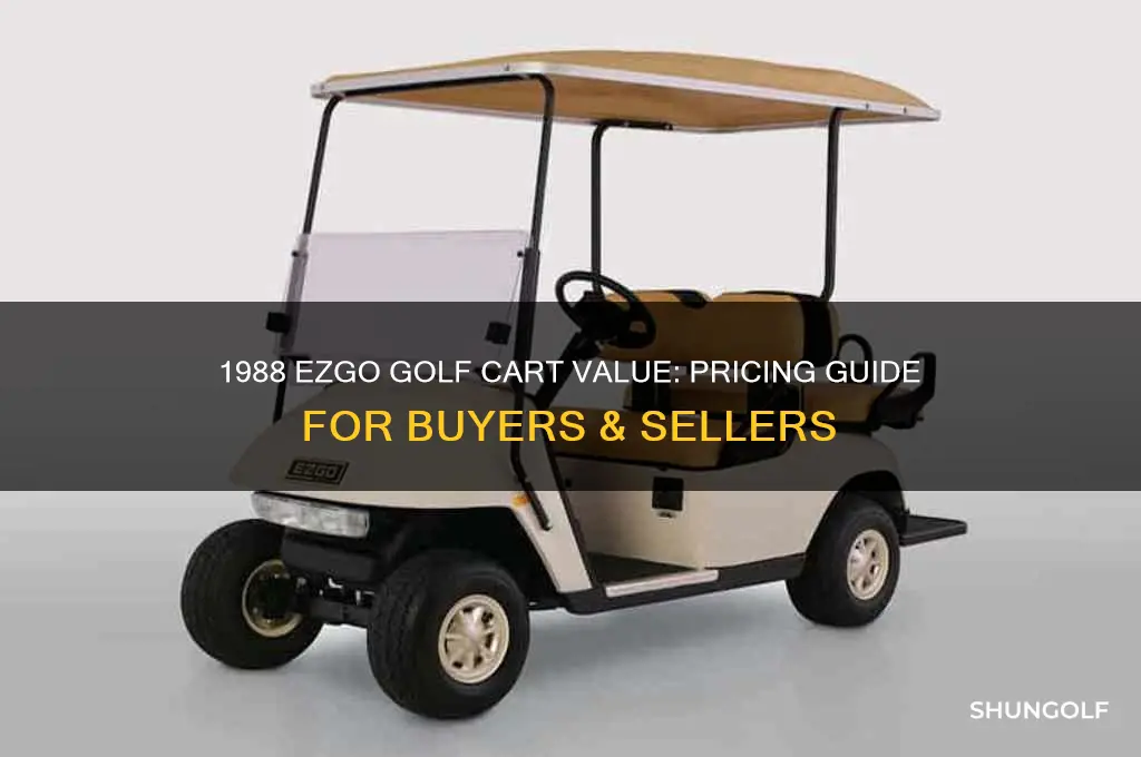 how much is a 1988 ezgo golf cart worth