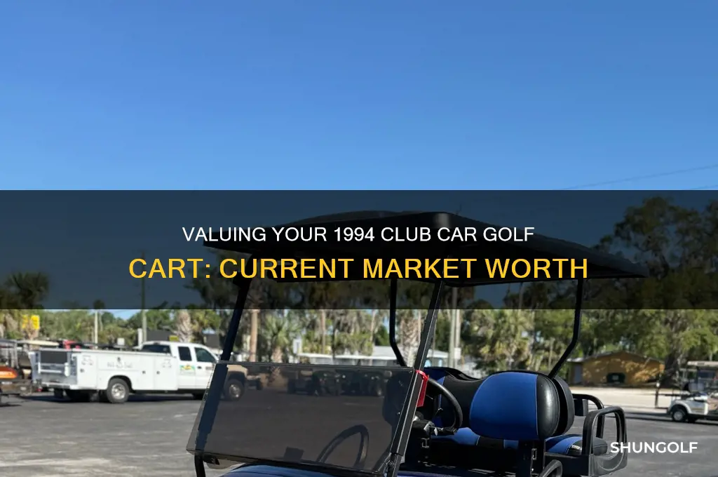 how much is a 1994 club car golf cart worth