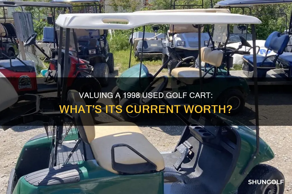 how much is a 1998 used golf cart worth