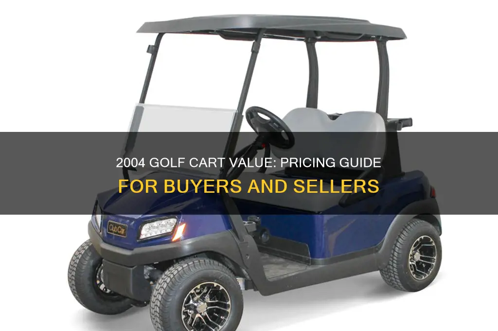 how much is a 2004 golf cart worth
