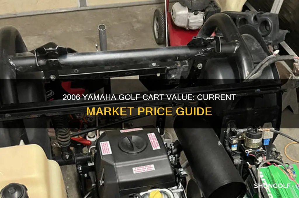 how much is a 2006 yamaha golf cart worth