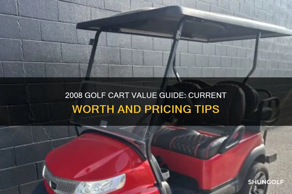how much is a 2008 golf cart worth