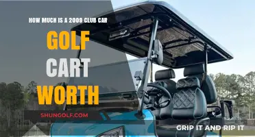 2009 Club Car Golf Cart Value: Pricing Guide and Factors