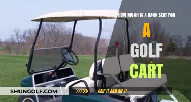 Golf Cart Back Seat Cost: What to Expect for Your Upgrade