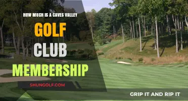 Exploring the Cost of Caves Valley Golf Club Membership