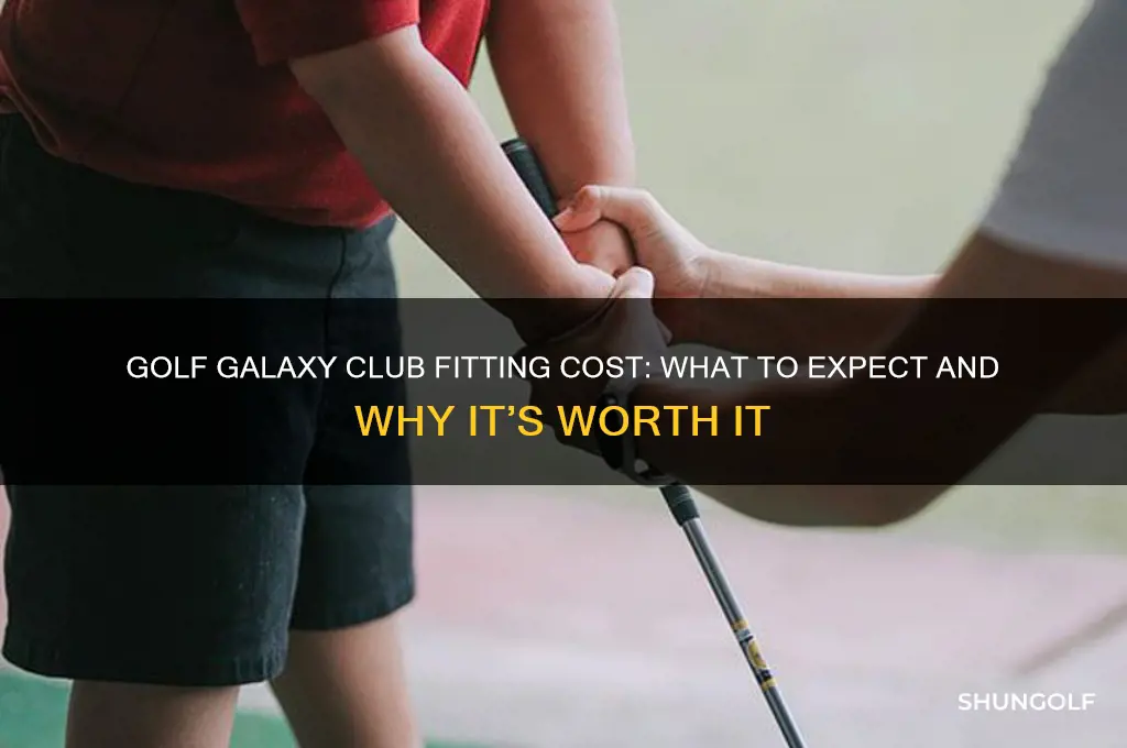 how much is a club fitting at golf galaxy