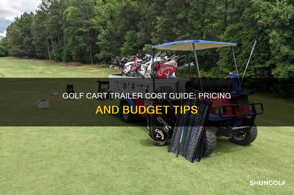 how much is a golf cart trailer
