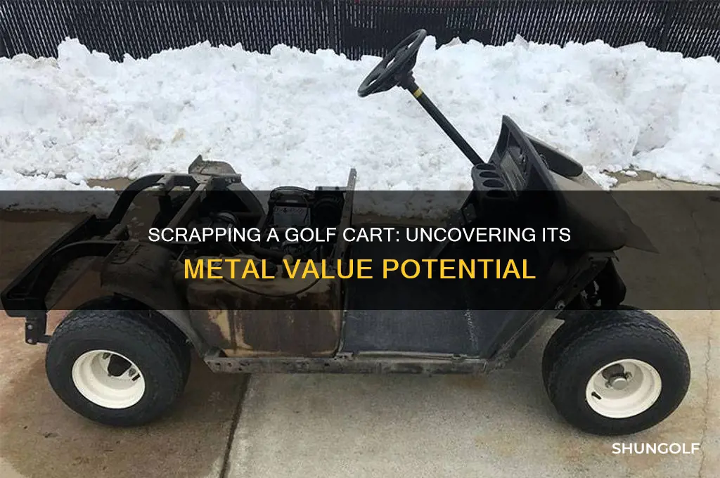 how much is a golf cart wirth in scrap metal