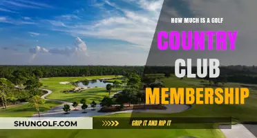 Exploring the Cost of Golf Country Club Memberships: What to Expect