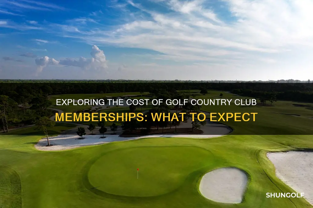 how much is a golf country club membership