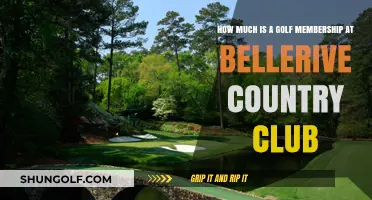 Bellerive Country Club Golf Membership Cost: What to Expect