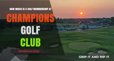 Champions Golf Club Membership Cost: What to Expect and How to Join