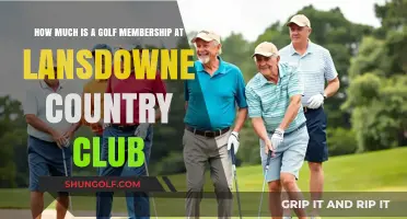 Lansdowne Country Club Golf Membership Costs: What to Expect