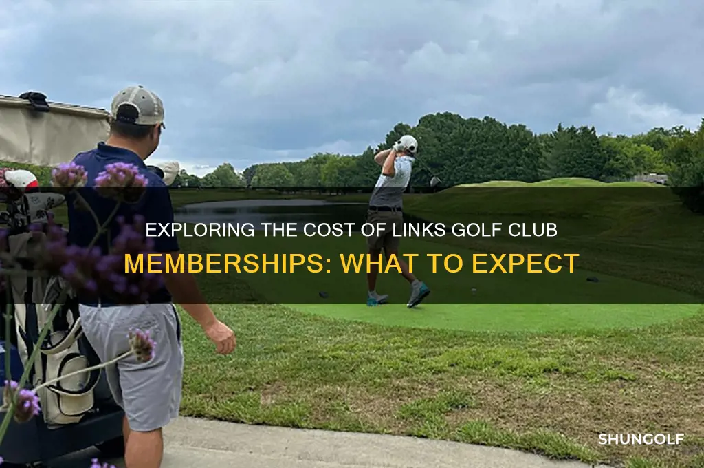 how much is a links golf club membership