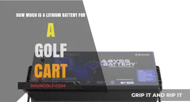 Lithium Battery Cost for Golf Carts: Pricing Guide & Factors