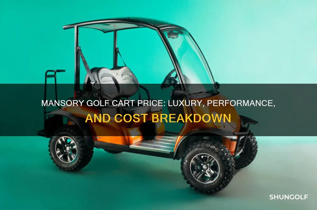 how much is a mansory golf cart