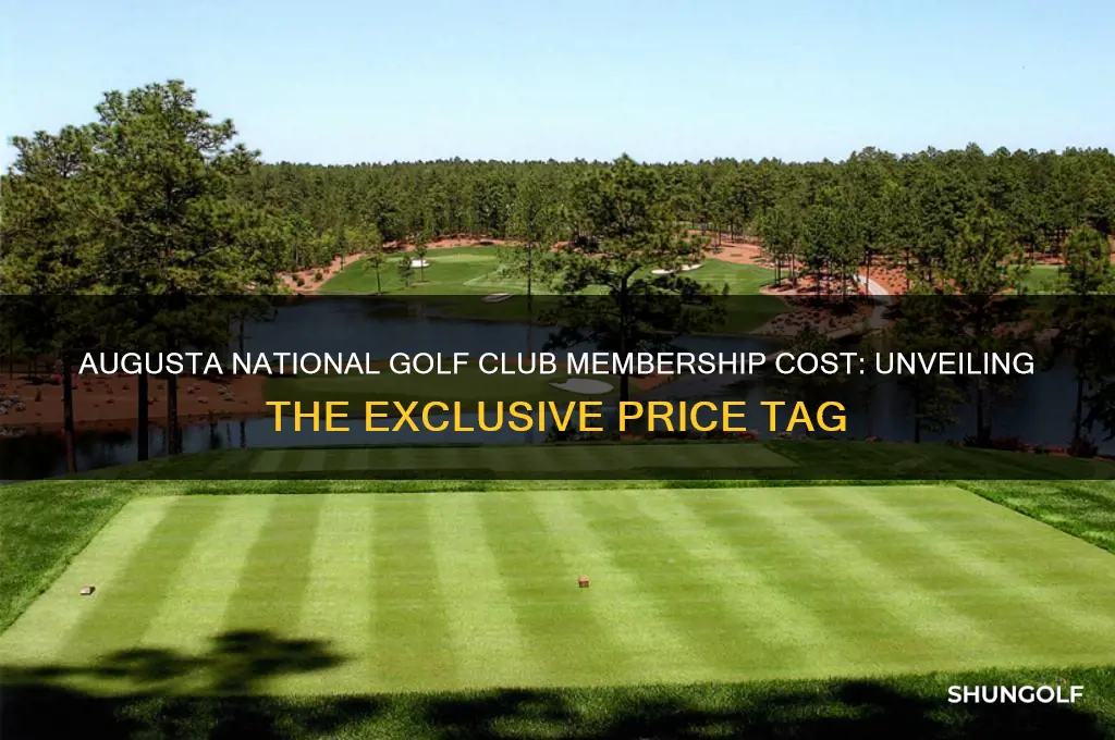 how much is a membership at augusta national golf club
