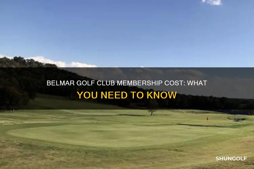 how much is a membership at belmar golf club