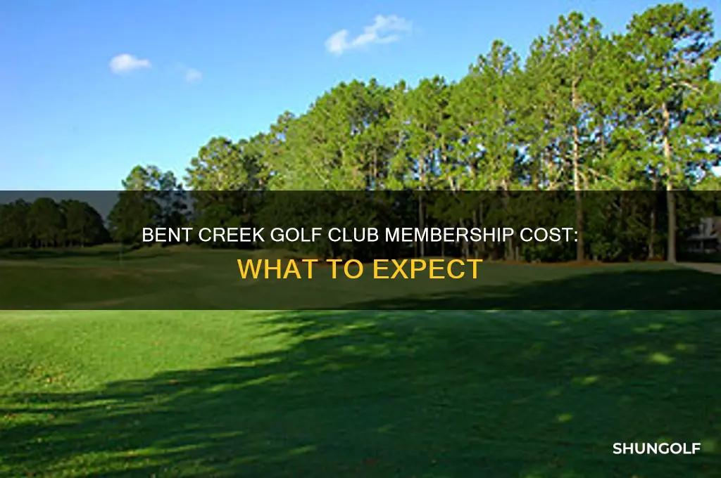 how much is a membership at bent creek golf club