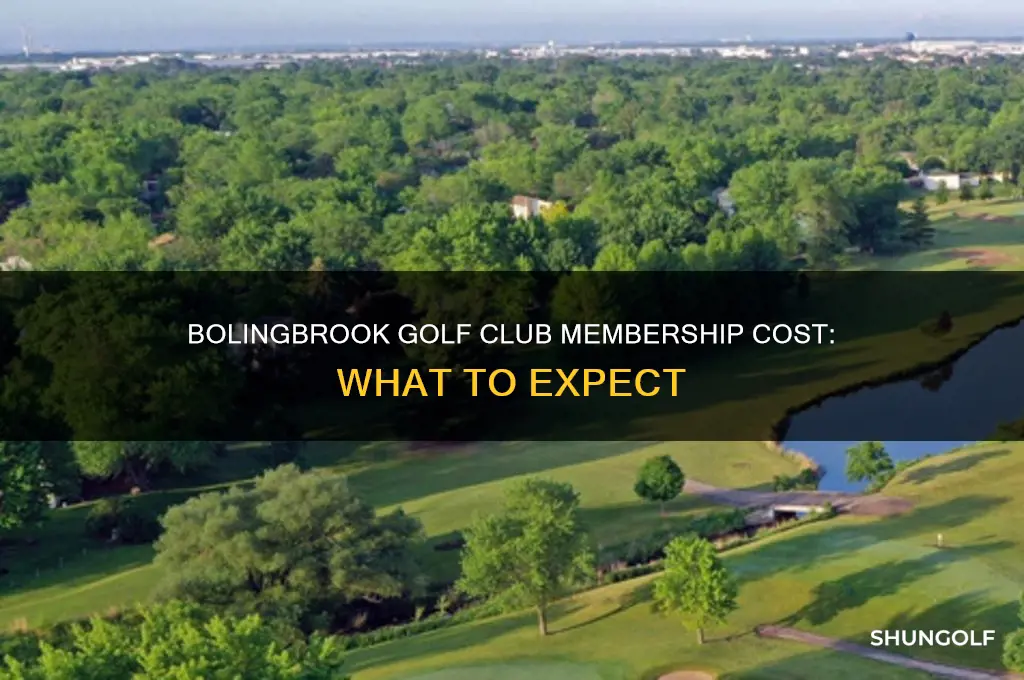 how much is a membership at bolingbrook golf club