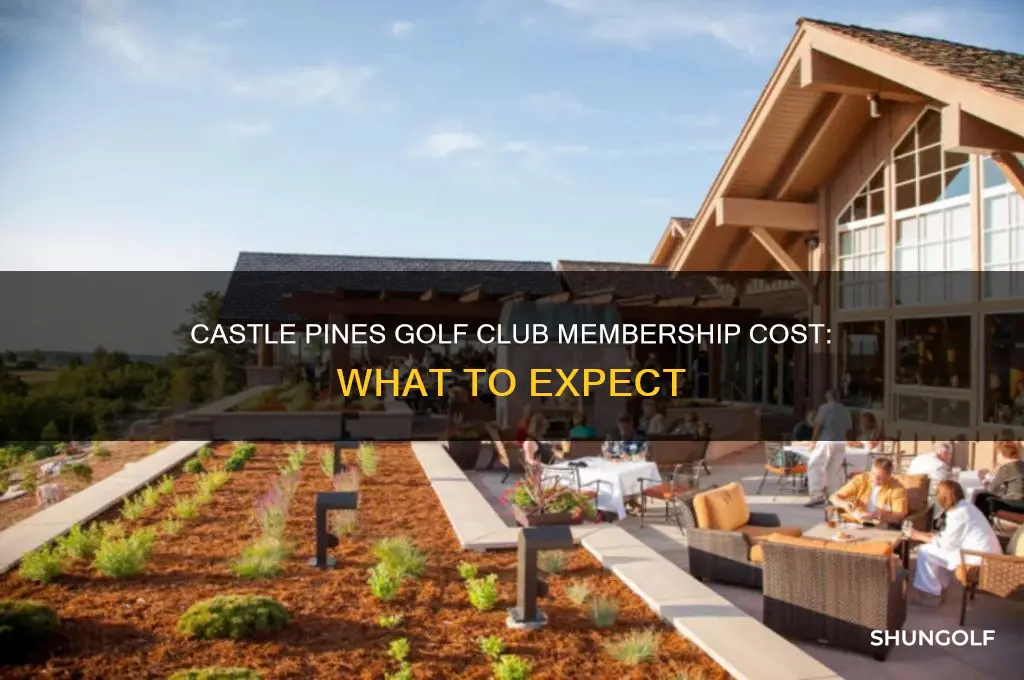 how much is a membership at castle pines golf club