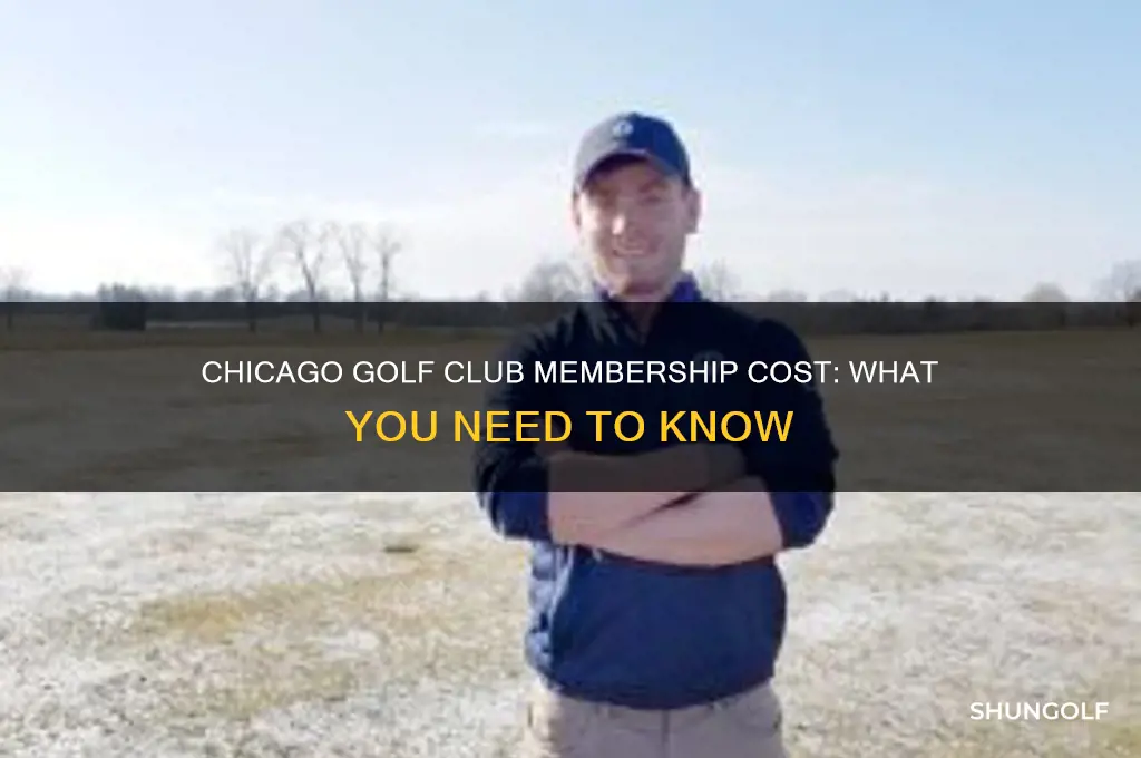 how much is a membership at chicago golf club
