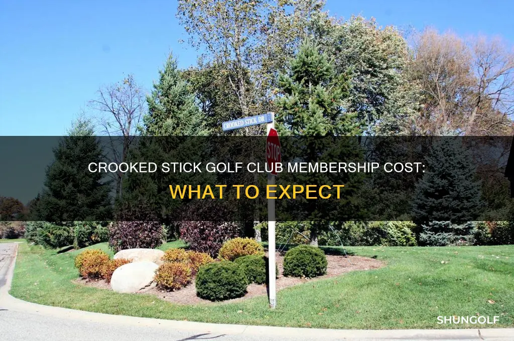 how much is a membership at crooked stick golf club