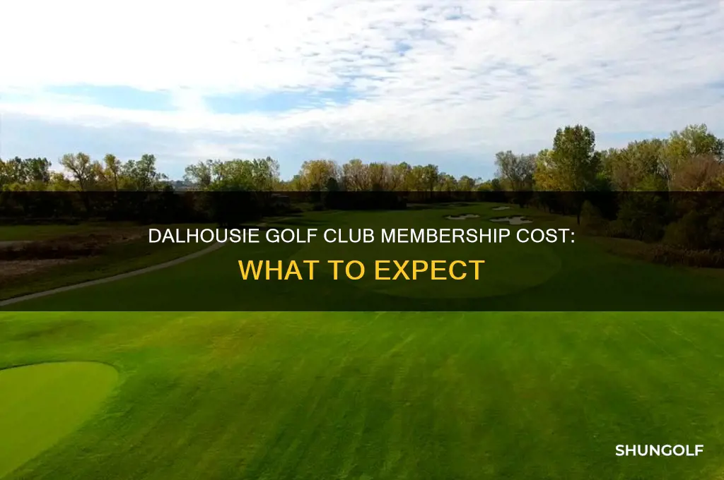 how much is a membership at dalhousie golf club