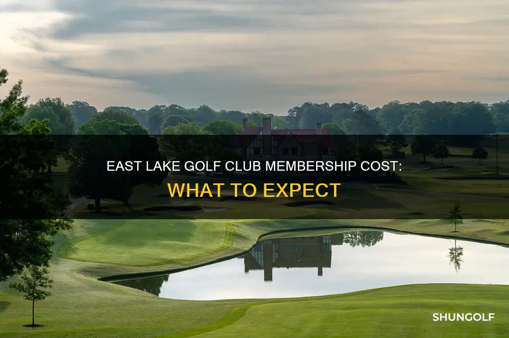 how much is a membership at east lake golf club