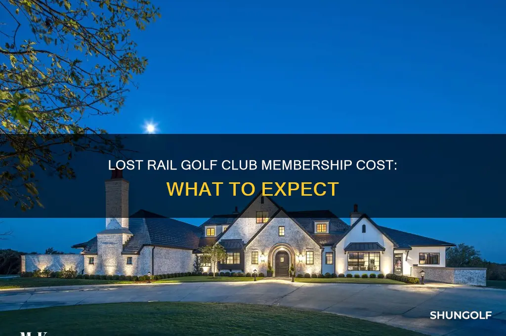 how much is a membership at lost rail golf club