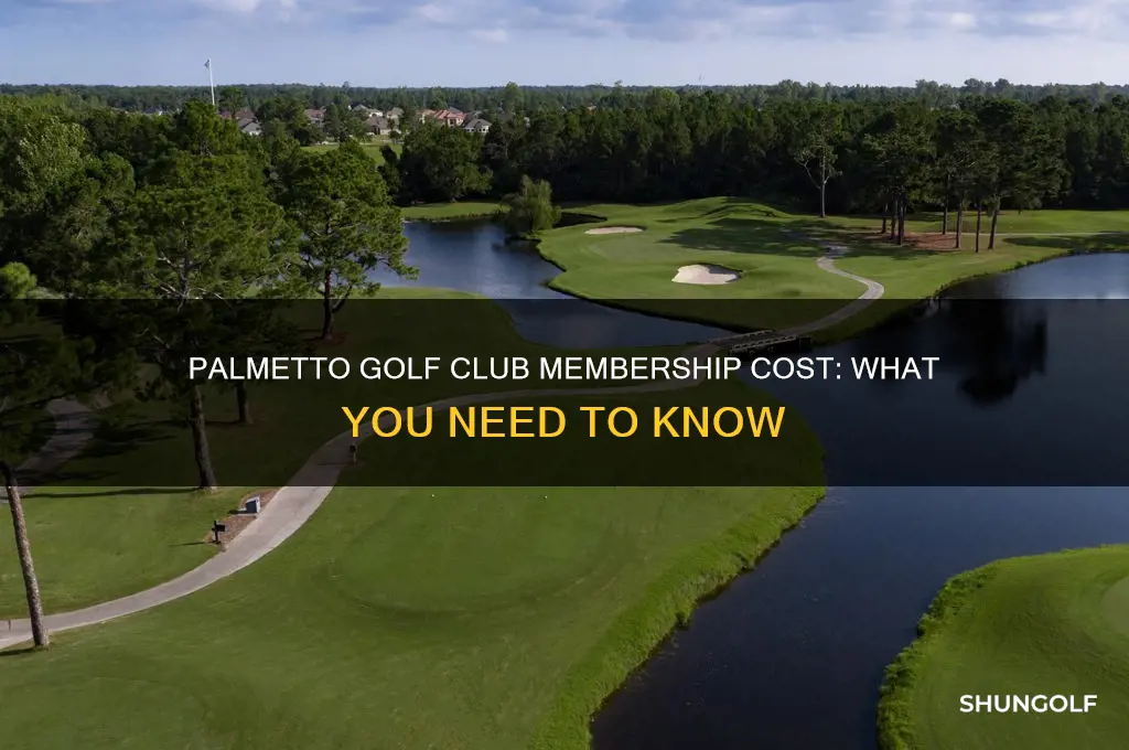 how much is a membership at palmetto golf club
