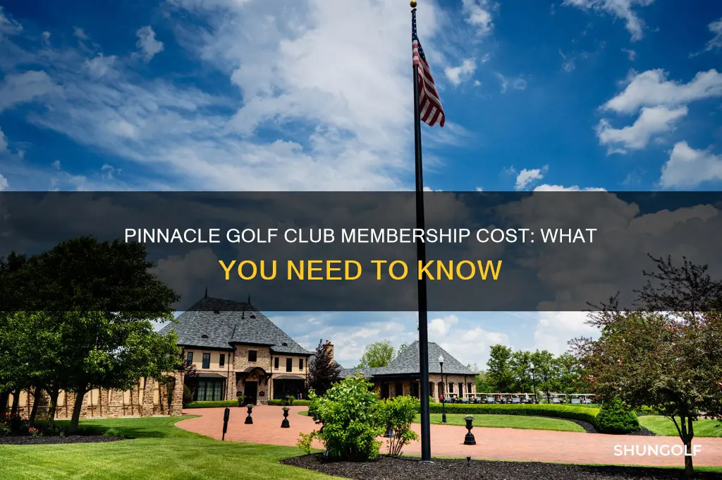 how much is a membership at pinnacle golf club
