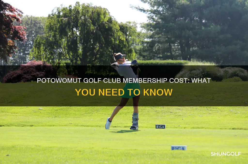 how much is a membership at potowomut golf club