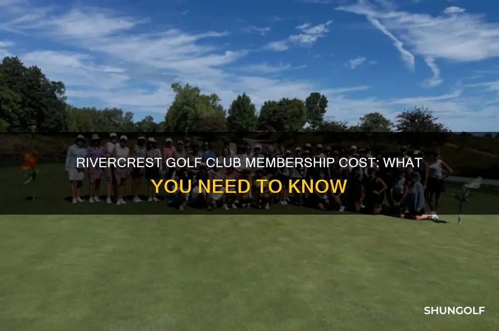 how much is a membership at rivercrest golf club