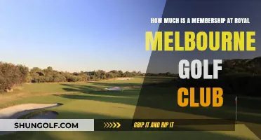Royal Melbourne Golf Club Membership Cost: What to Expect